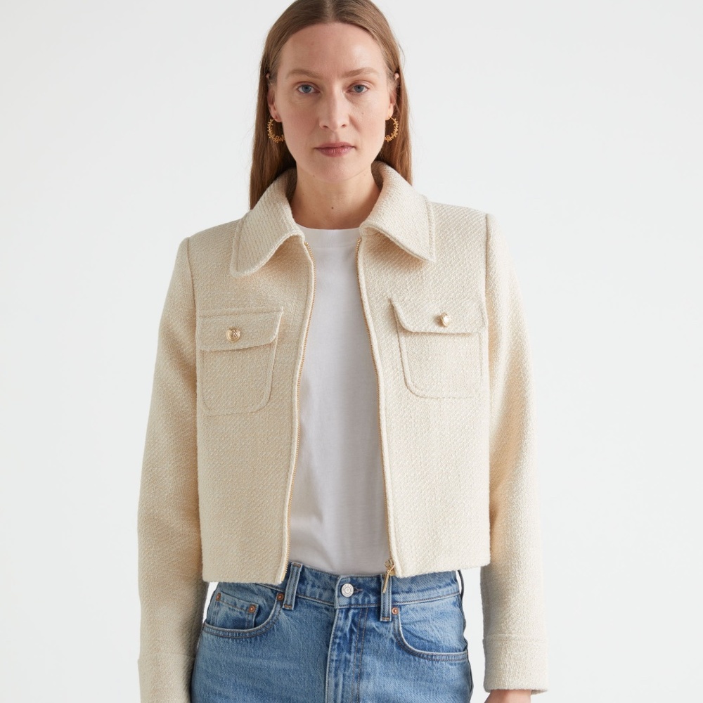 ISO Cropped Tweed Jacket